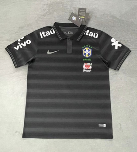 2022-23 Brazil Gray Soccer Thailand Jersey-510