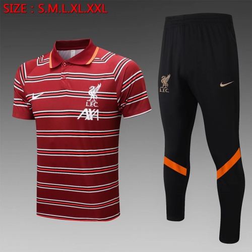 2021-22 Liverpool Red Polo Uniform-815