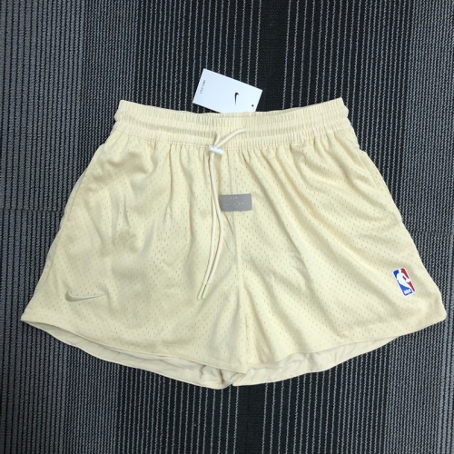 FOG X NBA Jointed Version Cream Color Shorts-311