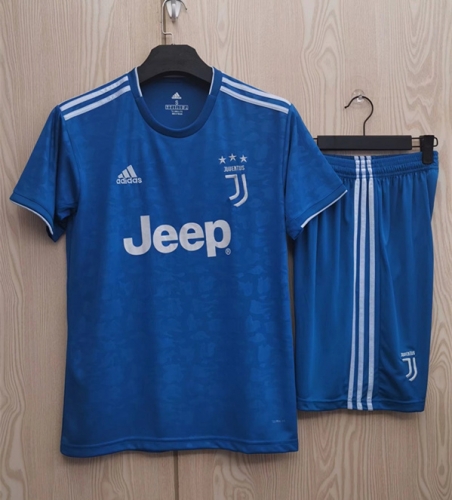 2020-2021 Juventus 2nd Away BLue Soccer Uniform-TY