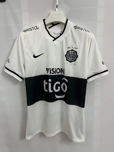 2022/23 Olimpia Home Black & White Thailand Soccer Jersey AAA-1041/DG/709