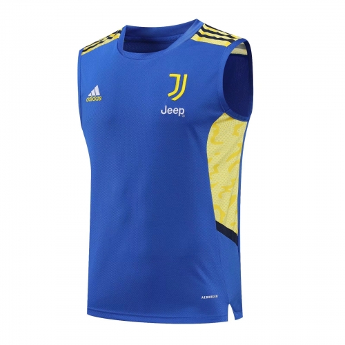 2021-22 Juventus Cai Blue Thailand Soccer Training Jersey Vest-418