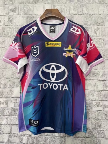 2022 Season Cowboys Purple Thailand Rugby Shirts-805