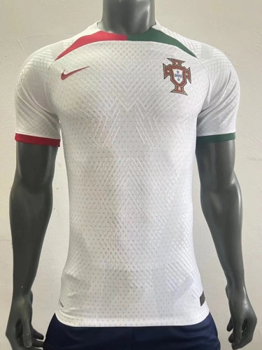 Player Version 2022-23 Portugal White TrainingThailand Soccer Jersey AAA-703