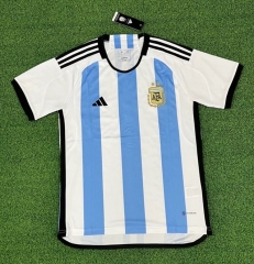 2022/23 Argentina Home White & Blue Thailand Soccer Jersey AAA-510