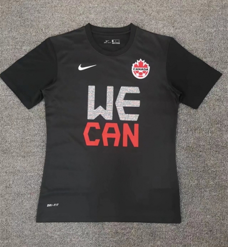 Casual Versio 2021-2022 Canada Black Thailand Soccer Jersey-709