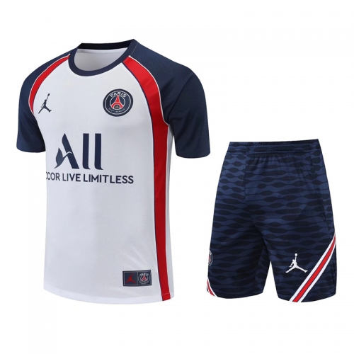 2022/23 Paris SG White Thailand Soccer Training Uniform-418