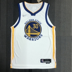 AU Player Version Limited Golden State Warriors White #30 NBA Jersey-311