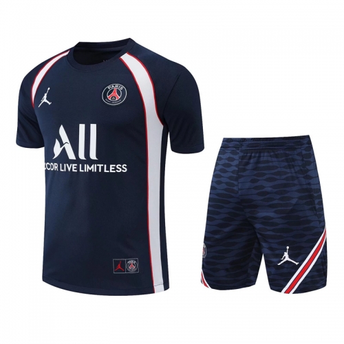 2022/23 Paris SG Royal Blue Thailand Soccer Training Uniform-418