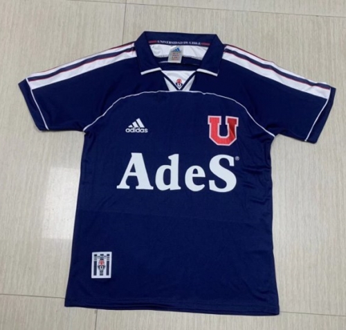 00-01 Retro Version Universidad de Chile Home Blue Thailand Soccer Jersey-1040