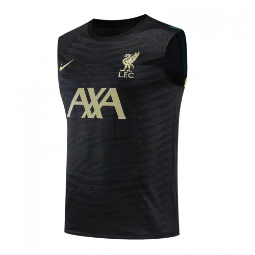 2022/23 Liverpool Black & Red Thailand Soccer Training Vest-418