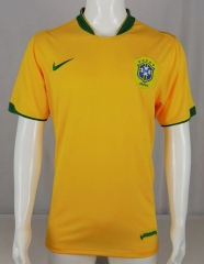 06 Retro Version Brazil Home Yellow Thailand Soccer Jersey AAA-503/912