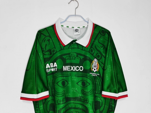 Retro Version 2006 Mexico Green Thailand Soccer Jersey AAA-HR,Mexico