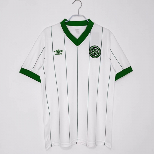 1984-1986 Retro Verison Celtic White Thailand Soccer Jersey AAA-710/811