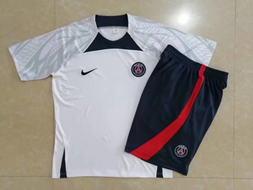 2022-23 Paris SG White Thailand Soccer Tracksuit Uniform-815/801