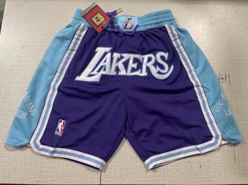 75th Los Angeles Lakers Blue NBA Jersey-805