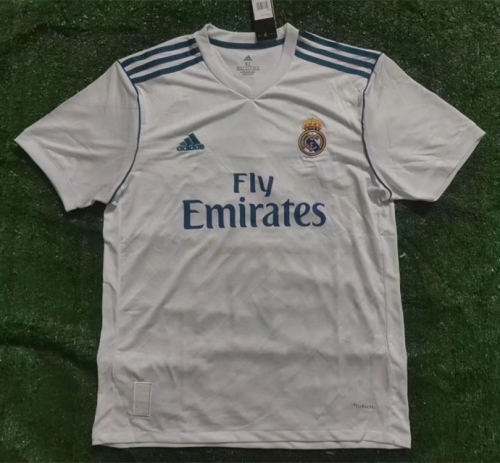 1718 Retro Version Real Madrid Home White Thailand Soccer Jersey AAA-TY
