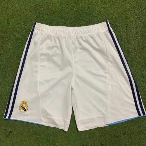 2012-13 Retro Version Real Madrid Home White Thailand Soccer Shorts-710/301