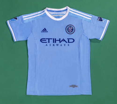 2015 Retro Version New York City Home Blue Thailand Soccer jersey AAA-1041