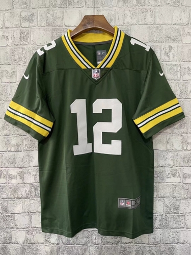 2021/2022 Season NFL Packing worker Green #12 Jersey-805