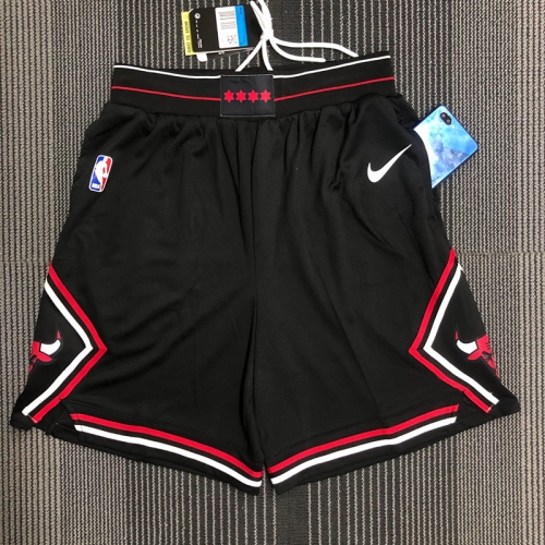 Chicago Bull Black NBA Shorts-311