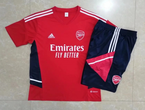 2022/23 Arsenal Red Shorts-Sleeve Thailand Soccer Jersey-815