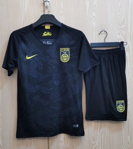 2021/22 China Blackl Soccer Uniform-TJ