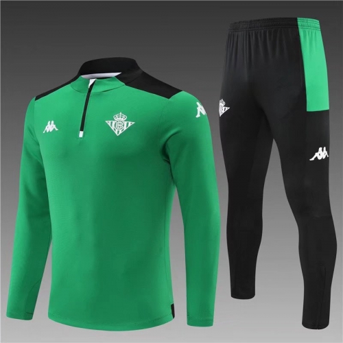 2022/23 Real Betis Green Thailand Soccer Tracksuit Uniform-801