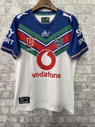 2021-2022 Warriors Away White Thailand Rugby Shirts-805