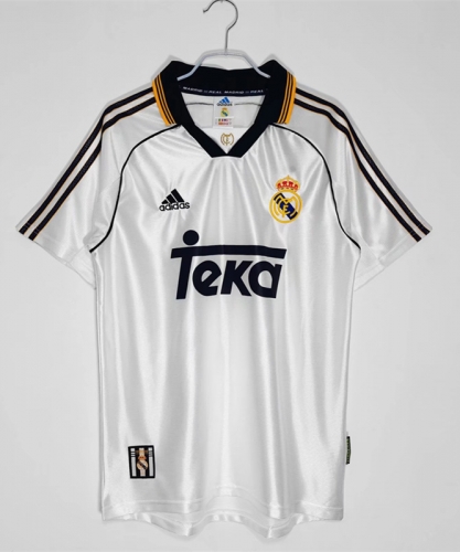98-00 Retro Version Real Madrid Home White Thailand Soccer Jersey AAA-710/811