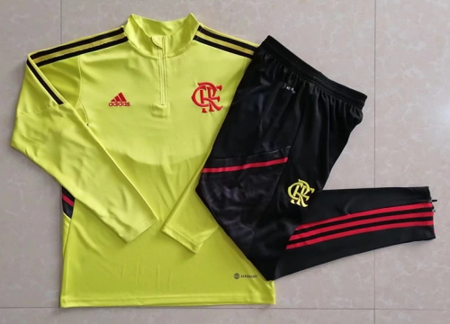 2022/23 Flamengo Yellow Thailand Tracksuit Uniform-815/GDP