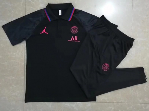 2022/23 Paris SG Black Thailand Polo Uniform-815