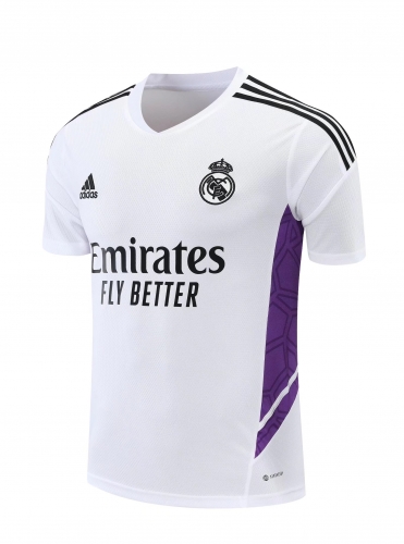 2022/23 Real Madrid White Thailand Soccer Training Jersey-418