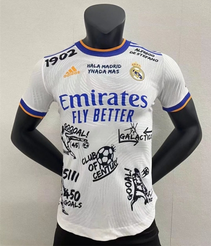 Game Player Version 2022-23 Real Madrid White Thailand Soccer Jersey AAA-16