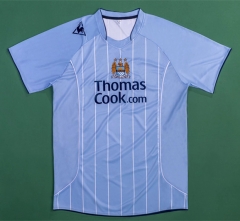 07-08 Retro Version Manchester City Home Blue Thailand Soccer Jersey AAA-1041/811