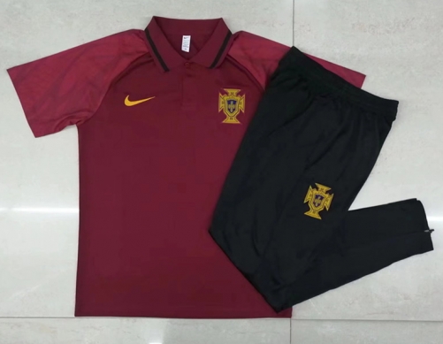 2022/23 Portugal Red Thailand Polo Shirts-815