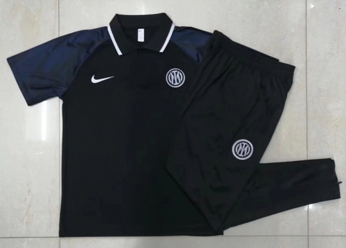 2022/23 Inter Milan Black Thailand Polo Uniform-815