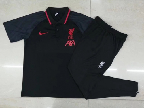 2022/23 Liverpool Black Polo Uniform-815