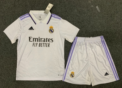 2022-23 Real Madrid Home White Soccer Uniform-315