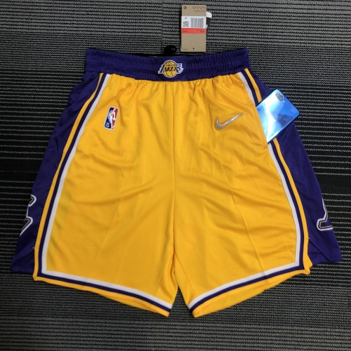 75th Los Angeles Lakers Yellow NBA Jersey-311