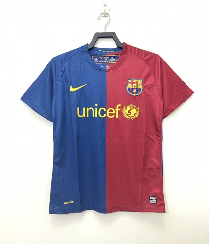 08-09 Retro Version Barcelona Red & Blue Thailand Soccer Jersey AAA-519/811