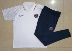 2022/23 Paris SG White Thailand Polo Uniform-815