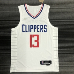 AU Player Version Limited Los Angeles Clippers White #13 NBA Jersey-311