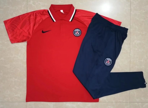 2022/23 Paris SG Red Thailand Polo Uniform-815