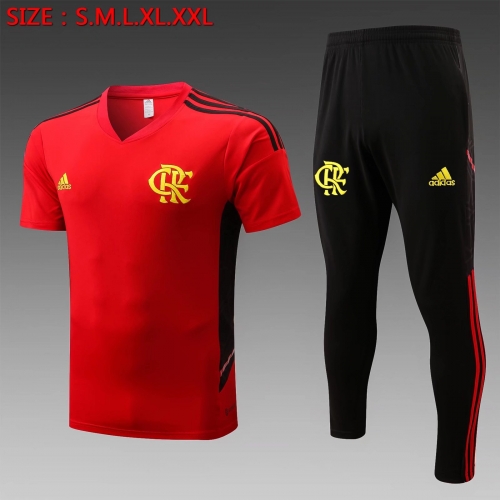 2022/23 Flamengo Red Thailand Tracksuit Uniform-815