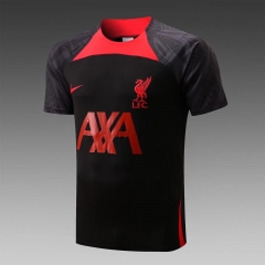 2022-23 Liverpool Black Thailand Soccer Tracksuit-815