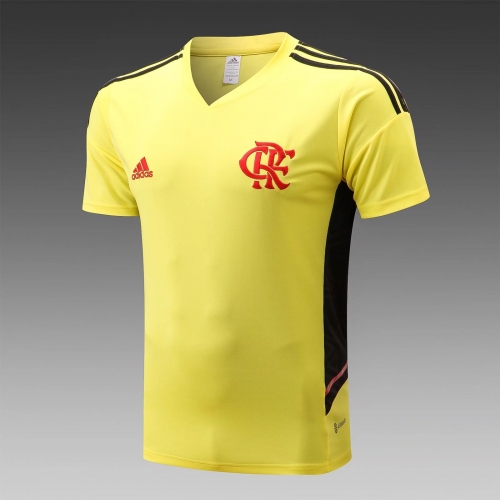 2022/23 Flamengo Yellow Thailand Tracksuit Top-815