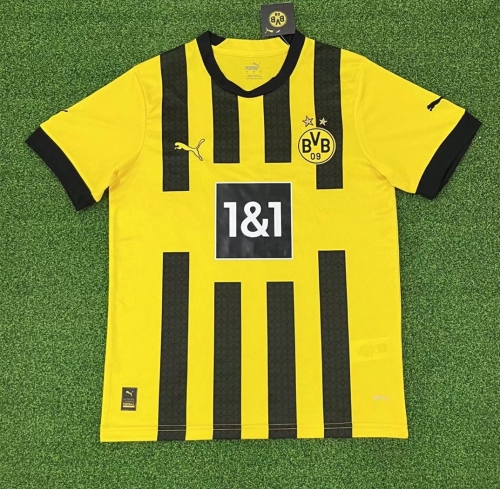 2022-23 Borussia Dortmund Yellow Thailand Soccer Jersey-705/320/416