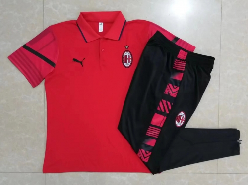 2022/23 AC Milan Red Thailand Polo Uniform-815/PO