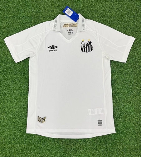 2022-23 Santos FC Home White Thailand Soccer Jersey-407/711/320